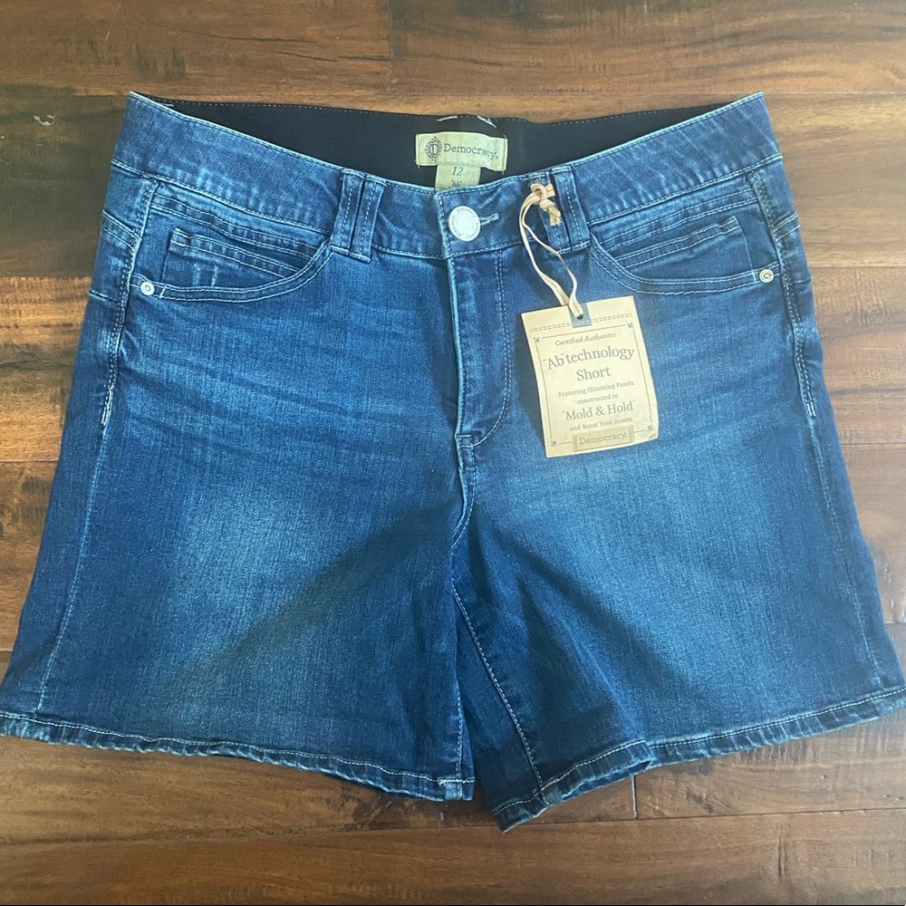 Democracy Stretch Denim Shorts